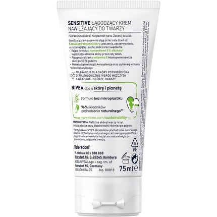 Crema fata, Nivea, Sensitive, 75ml