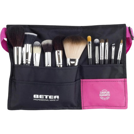 Set pensule machiaj, Beter, curea ajustabilă, 12 buc.