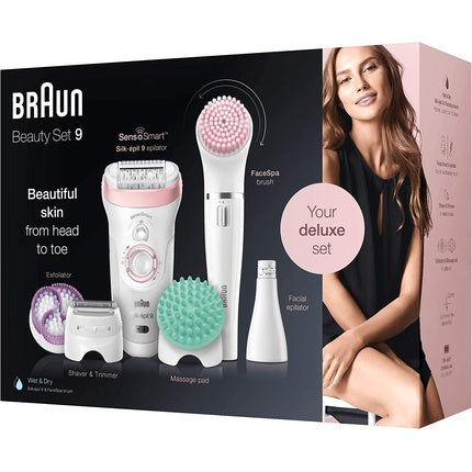 Epilator Braun Silk-épil 9-985, Set Beauty, Wet&Dry