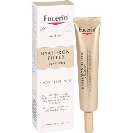 Cremă contur ochi, Eucerin, Hyaluron Filler, bej
