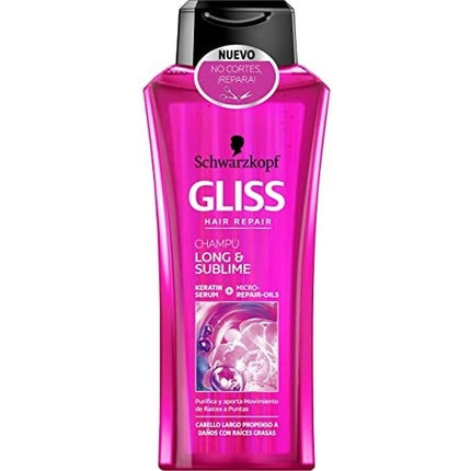 Șampon Schwarzkopf Gliss Long & Sublime, 400ml, roz