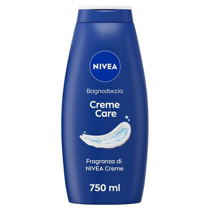 Gel de dus, Nivea, Cream Care, 750ml, Vitamine C si E, Uleiuri nutritive