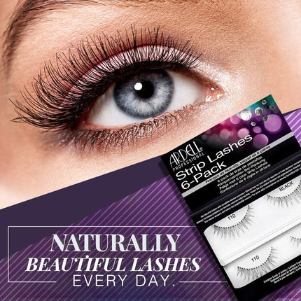 Gene false, Ardell, Natural 110, set 6 perechi, negru