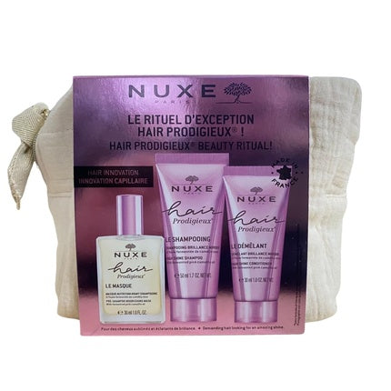 Set Îngrijire Păr, NUXE, Hair Prodigieux, Roz