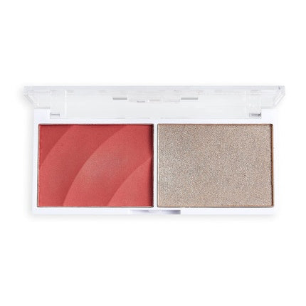 Blush si Iluminator Relove Duo, roz