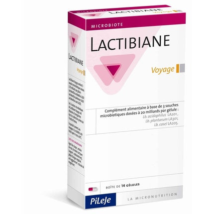 Probiotice PiLeJe Lactibiane Voyage, 14 capsule