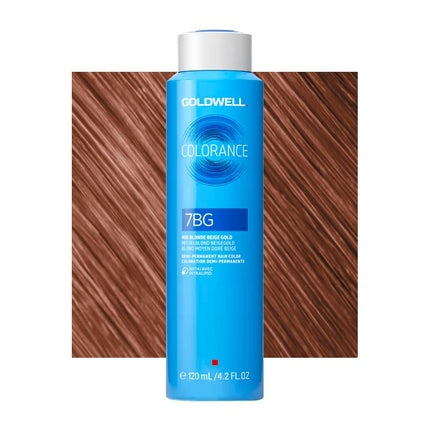 Vopsea de păr, Goldwell, Colorance 7BG, blond mediu beigegold