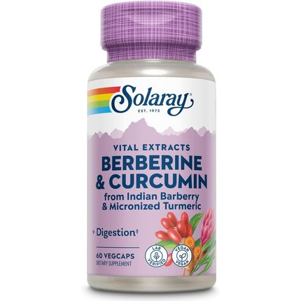 Supliment Solaray, Berberine si Curcumin, 60 VegCaps