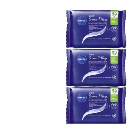 Șervețele Demachiante, Nivea, 3in1, Albastre