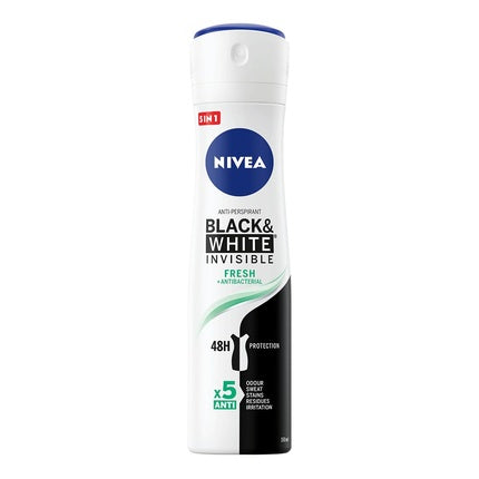 Antiperspirant spray, Nivea, Black & White Invisible Fresh, 150 ml