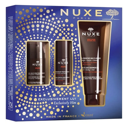 Set îngrijire anti-îmbătrânire, NUXE, Men, maro albastru