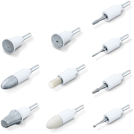 Set accesorii manichiură Beurer MP 64, șlefuitor safir, capăt fetru
