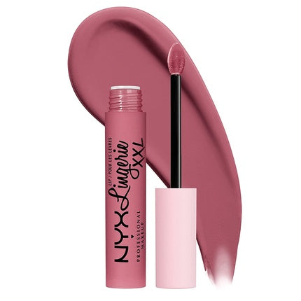 Ruj Lichid, NYX, Lip Lingerie XXL Matt, roz deschis