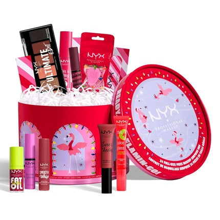 Set machiaj, NYX, Advent Calendar, roșu