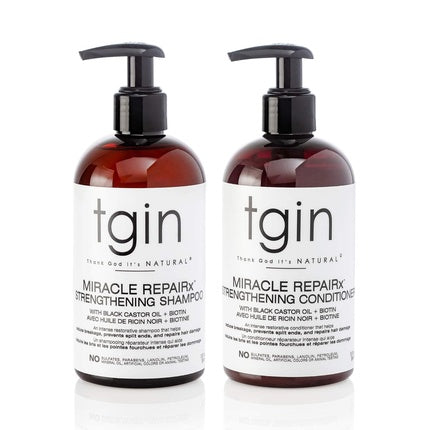 Set Îngrijire Păr, TGIN, Miracle Repairx, maro, 368g