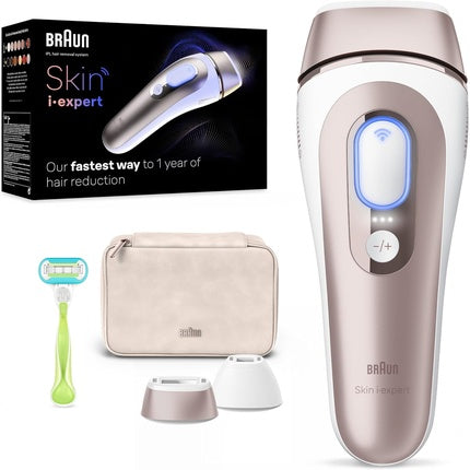 Aparat IPL Braun Skin i·expert, statistici inteligente, alb