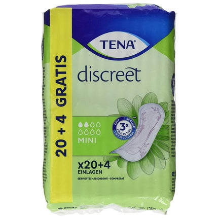 Absorbante zilnice, Tena Lady, Mini, 24 buc