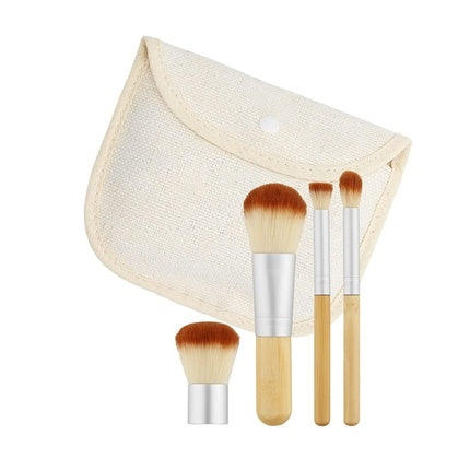 Set pensule machiaj, Tb Tools For Beauty, bamboo, 4 piese