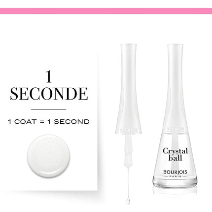 Lac de unghii, Bourjois, 1 Seconde, 22 Crystal Ball, 9ml