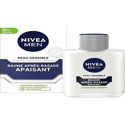 Balsam aftershave Nivea Men Sensitive Skin, 100ml, muțețel