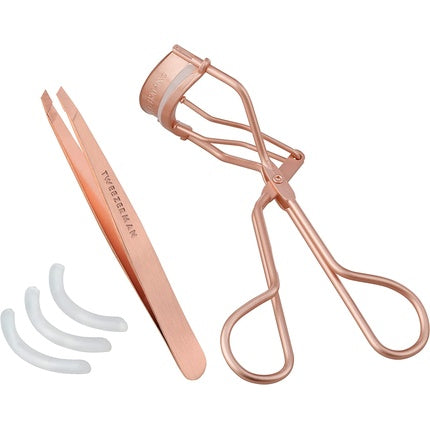 Set ondulator gene si penseta, Tweezerman, rose gold