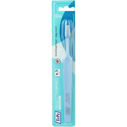 Periuță de dinți, TePe, Select Compact Medium, utilizare confortabilă