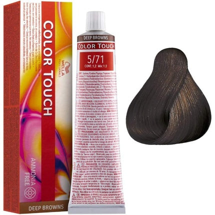 Vopsea păr, Wella Color Touch, Deep Browns 5/71, 60 ml