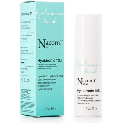 Ser facial, Nacomi, Next Level Hyaluronic Bomb, 30ml
