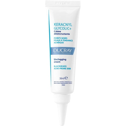 Cremă exfoliantă Ducray Keracnyl Glycolic, 30ml