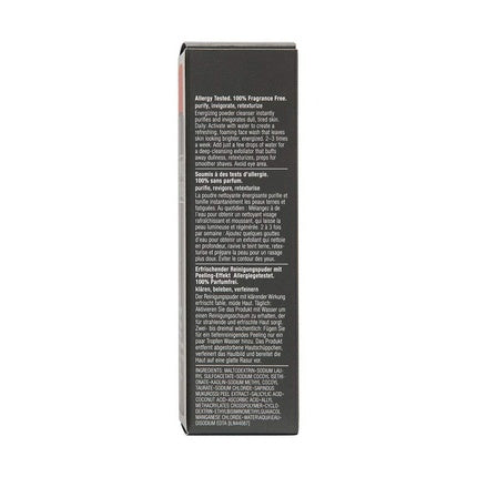 Exfoliant Pudră Clinique Super Energizer, Bărbați, Gri-Portocaliu