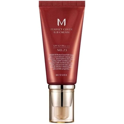 Crema BB, Missha Perfect Cover, 20ml, Natural Beige