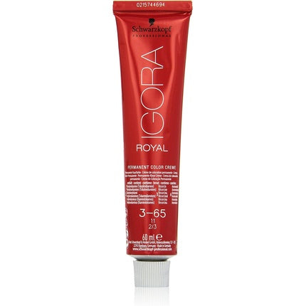 Vopsea de par, Schwarzkopf, IGORA ROYAL 3-65, 60ml