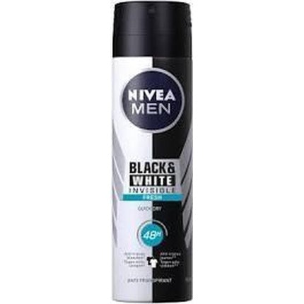 Deodorant spray, Nivea, Invisible Black & White Fresh, 150 ml