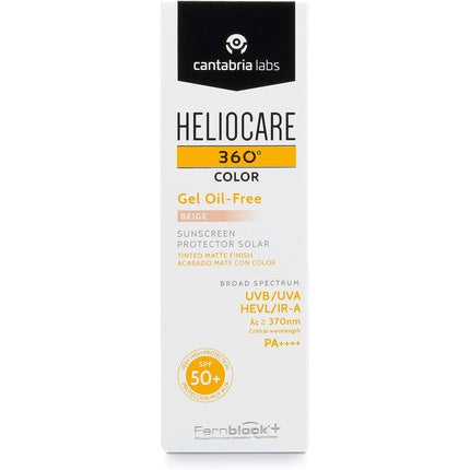 Gel Colorat SPF 50 Heliocare 360, 50ml, Oil-Free