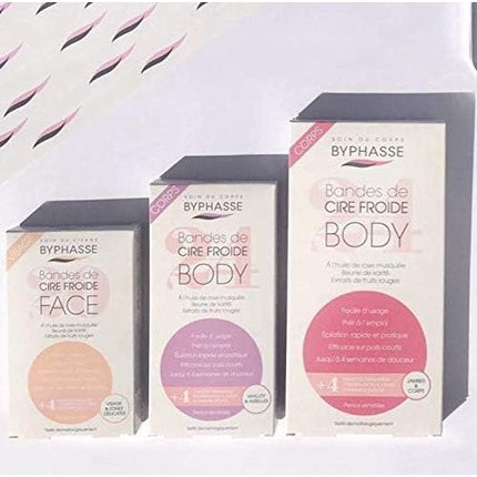 Benzi Ceară Rece Față Byphasse, 9cm, Roz