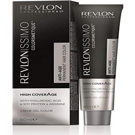 Vopsea de par permanenta, Revlon, Revlonissimo Colorsmetique, Pearl Blonde 8.12, 60ml