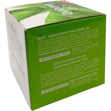 Cremă hidratantă, Babaria, Aloe Vera, 24h, 50ml