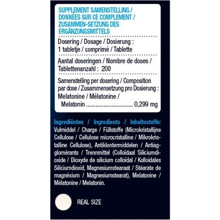 Supliment alimentar, Lucovitaal, Melatonina 299 mcg, 200 tablete