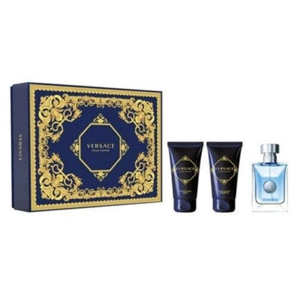Set parfum, Versace, Dylan Blue, albastru, 50ml