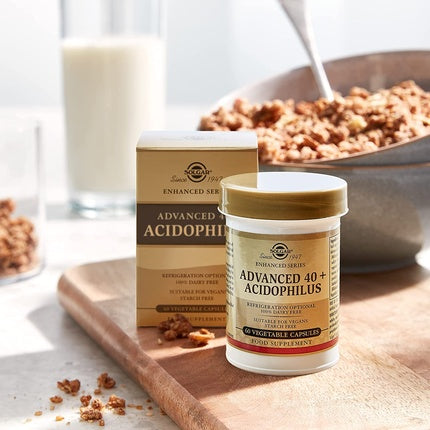 Supliment alimentar Solgar, Acidophilus 40 Plus, 60 capsule