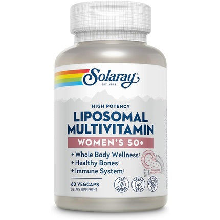 Multivitamine, Solaray, Liposomal pentru femei 50+, 60 capsule