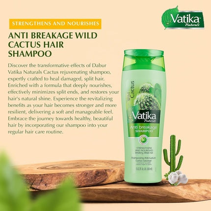 Șampon Dabur, Vatika, Anti-Rupere, Verde