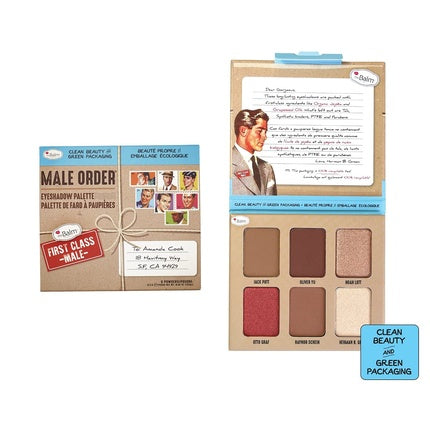 Paletă farduri de ochi, theBalm, Male Order, 28g