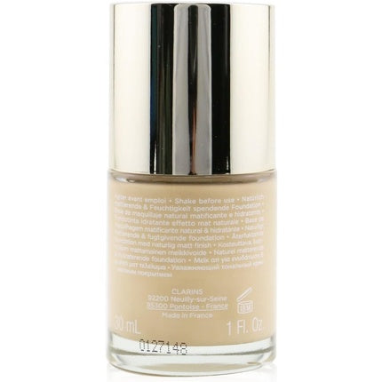 Fond de ten matifiant & hidratant, Clarins Skin Illusion Velvet, 107C Beige, 30ml