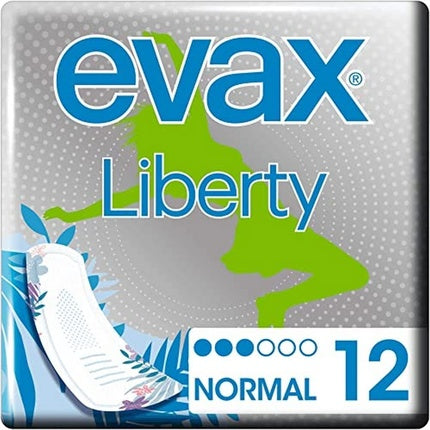 Absorbante Evax Liberty Normal cu aripioare, pachet 12 bucati