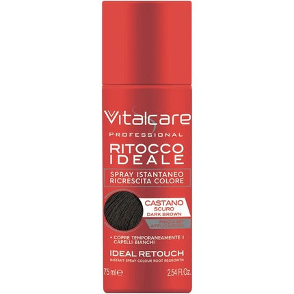 Spray colorare păr, Vitalcare, Retocco Ideale, castaniu închis