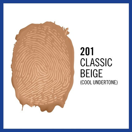 Fond de ten, Rimmel, Match Perfection SPF 20, Classic Beige 201, 30ml