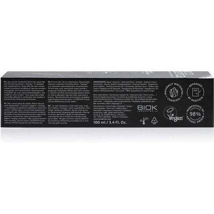 Pasta de dinți Ecodenta, albire naturală, fără fluor, 100 ml