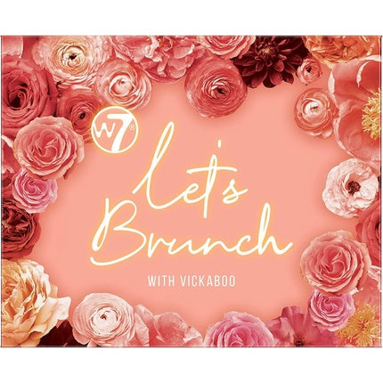 Paletă farduri, W7, Let's Brunch, 12 culori, vegan