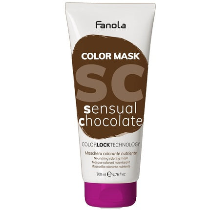 Masca de par, Fanola, Color Mask, Sensual Chocolate, 200ml